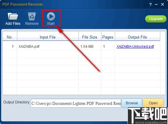 Lighten PDF Password Remover下载,解密软件,PDF解密,pdf工具