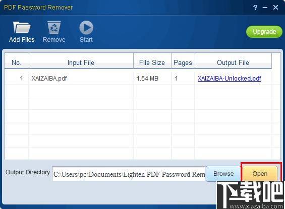 Lighten PDF Password Remover下载,解密软件,PDF解密,pdf工具