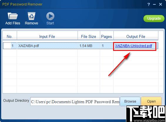 Lighten PDF Password Remover下载,解密软件,PDF解密,pdf工具