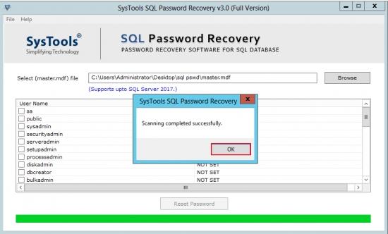 SysToolsSQLPasswordRecovery,密码.